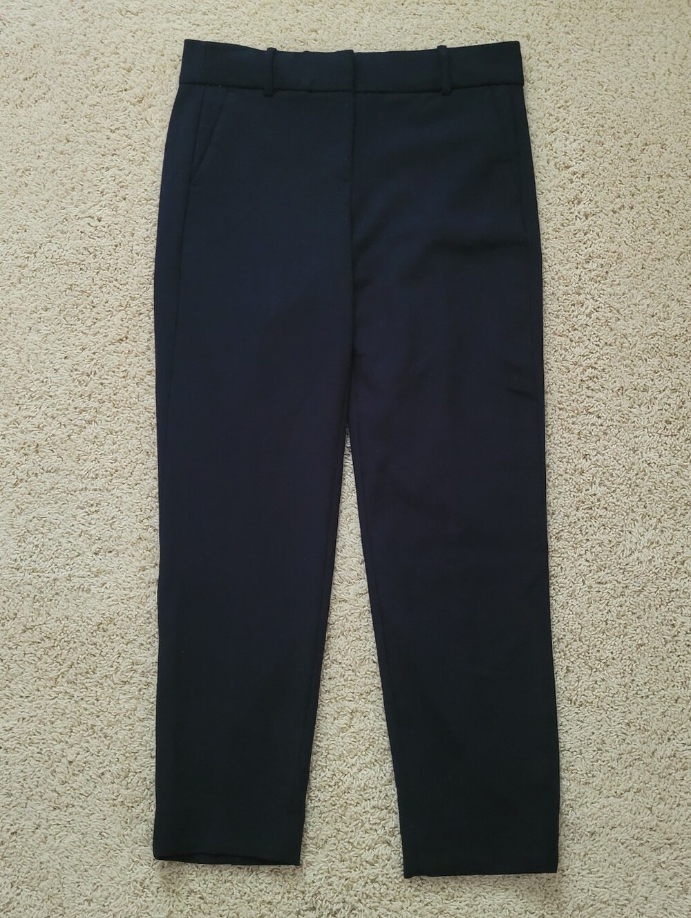 J.Crew 365 Cameron 6 Slim Cropped Pant Stretch Navy Blue